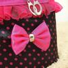 1Pcs Dot Bowknot Women Lace Patchwork Organizer Bag Makeup Cases Female Lace Cosmetic Bag Waterproof Cosmetic Pouch Home
