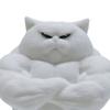 Muscle Cat Statue, 3D Printed Standing Muscular Cat Figurine, Funny Quirky Kitten Desk Ornament for Living Room, Bedroom, Office Desktop, Cabinet