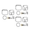 2026 New Carburetor Rebuild Kit For 75 80 90HP 2-Cycle Outboard Engine Repair Part 6H1-W0093-10-00 Garden Tools