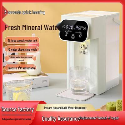 110V Instant Hot Water Dispenser: Fast Heating Desktop Boiling Machine with Temperature Control, Tabletop Smart Design.