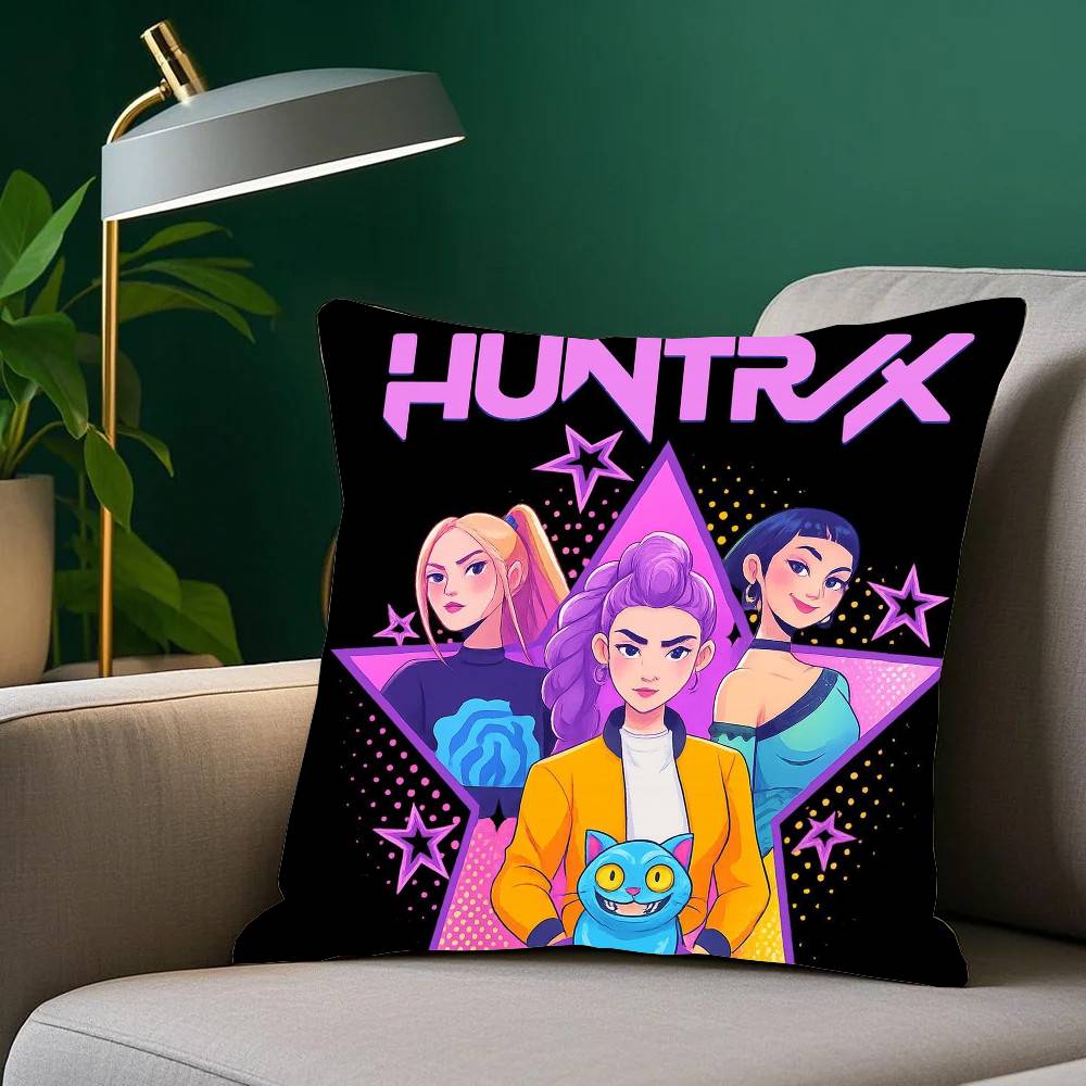 Фильм K-KPop D-Охотники на демонов Наволочка Чехол для подушки дивана Комната Домашнее украшение 12x12Inch