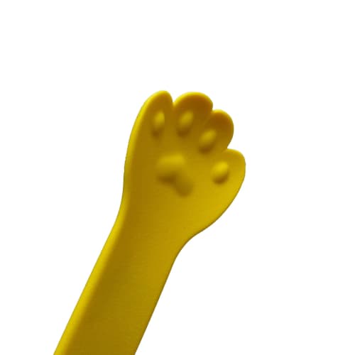 Tanabe Metalwork Big Cat Tongs, Yellow Egg, 2525, Approx. 5 x 24 cm