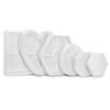 4/6Pcs DIY Jewelry Epoxy Silicone Mold Hexagon Round Mug Pad Resin Casting Mold