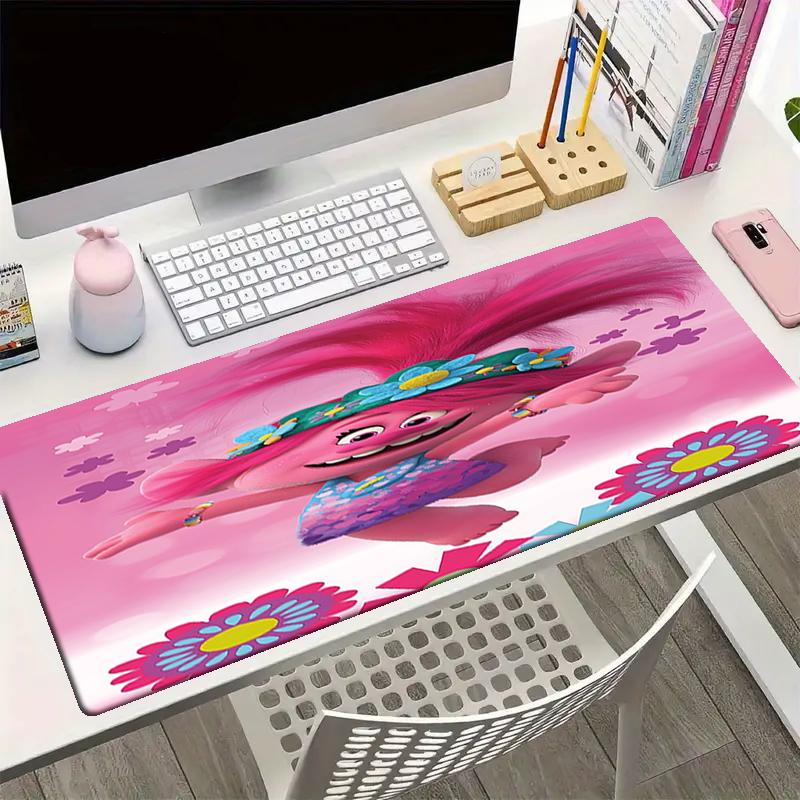 Trolls Theme Mouse Pad, Non Slip Rubber Base, Multifunctional Office & Home Decor, Perfect for Workspace Personalization.
