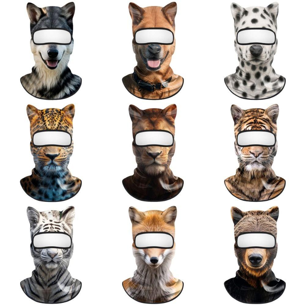 Solbeskyttende Balaclava Mask Is Silke Kølende Halsrør Fuld Ansigt Maske Cykling/Fest/Udendørs