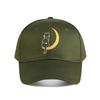 Cat Moon Vinyl Home Decor Sticker Baseball Cap Fashion Unisex Sunhat Womens Outdoor Sports Snapback Cap