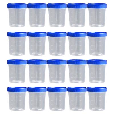 Confezione da 20 Contenitori Portatili in Plastica da 4oz per Condimenti con Coperchio Forniture da Cucina Tazze Riutilizzabili a Prova di Perdite per Uso Domestico