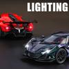 1:32 Apollo Ie Evo Racing Car Model Toy Music Light Pull Back Super Car Doors Opened Metal Diecast Vehicle Models For Kids Gift