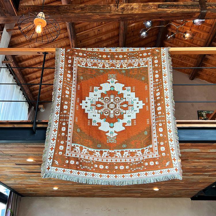 Boho Throw Blanket Hippie Living Room Decor Wall Tapestry Outdoor Picnic Camping Rug Mattress Beach Towel