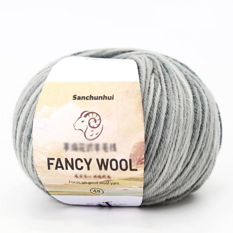 1PC Real Silk Gift Thread Pure Cotton Line Multi-functional Hand Woven Handmade Segmented Dyed Wool Yarn Multi-element