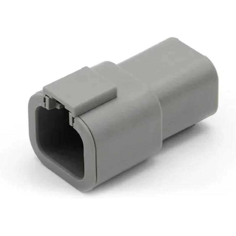 DTP 4 Pin Gray Male Female Waterproof Electrical Auto Connectors Plug DTP06-4S DTP04-4P(Color:4P Whole Set)
