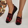 Women's shoes summer new large size flat-bottomed fly-woven single shoes women's one-pedal casual shoes