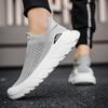 Fashion Knit Men's Casual Shoes Lightweight Platform Sneakers Breathable Socks Non Slip Running Shoes Lazy Shoes Tennis Shoes