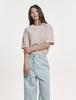 CLEVER FIELD Striped Multi-Pique T-Shirt_Cream