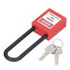 Industrial Safety Padlock 3in Nylon Beam Insulated AntiCorrosion Engineering Lock with 2 Keys