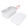 Camping Lunch Box Aluminum Alloy Steam Boil Portable Single Person Meal Box Lunch Container Support for Hiking Fishing