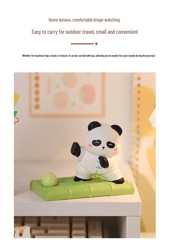 High-End Panda Phone Holder: Creative Desk Ornament and Gift