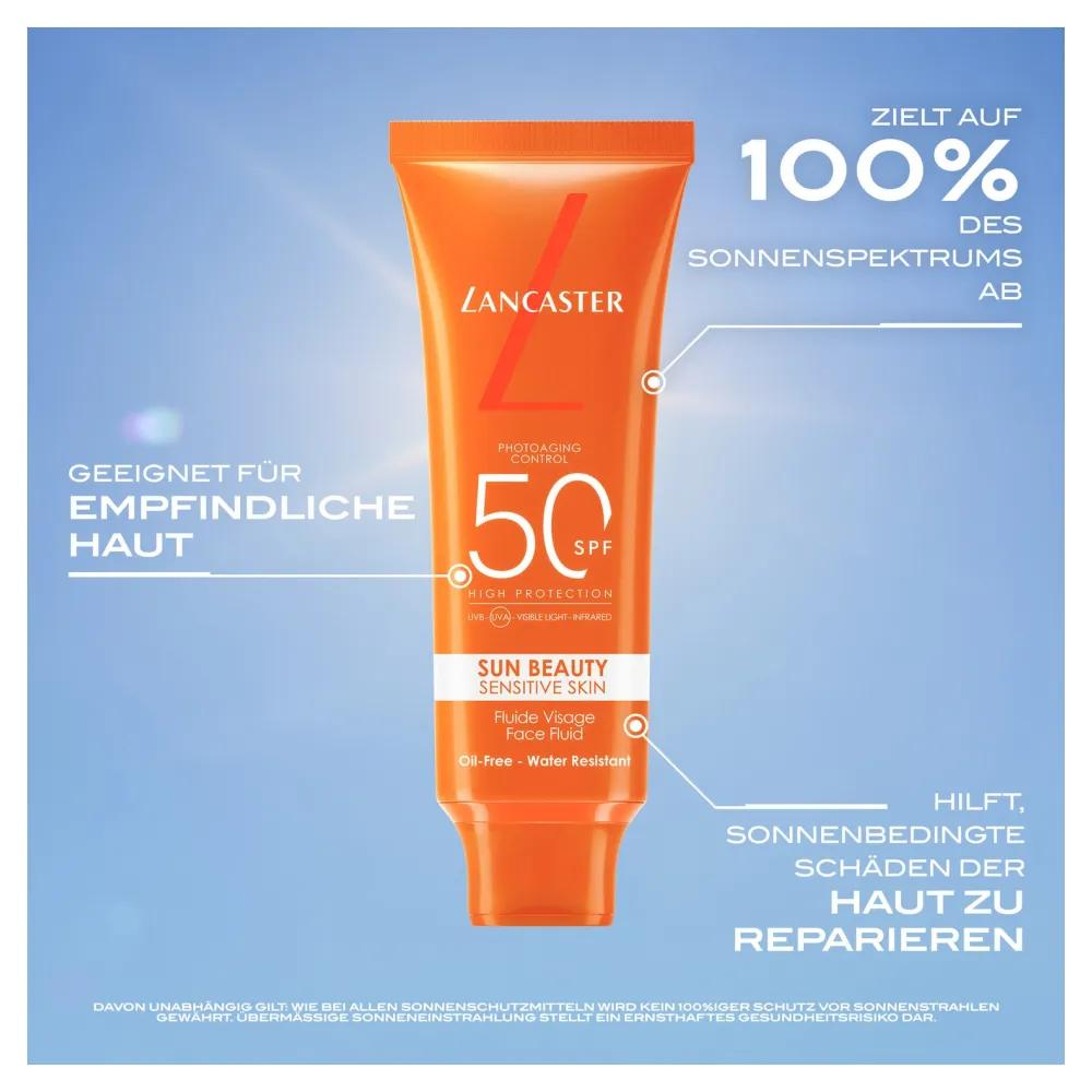 Lancaster Sun Beauty Gesichtssonnenmilch Sun Sensitive LSF50, 50ml