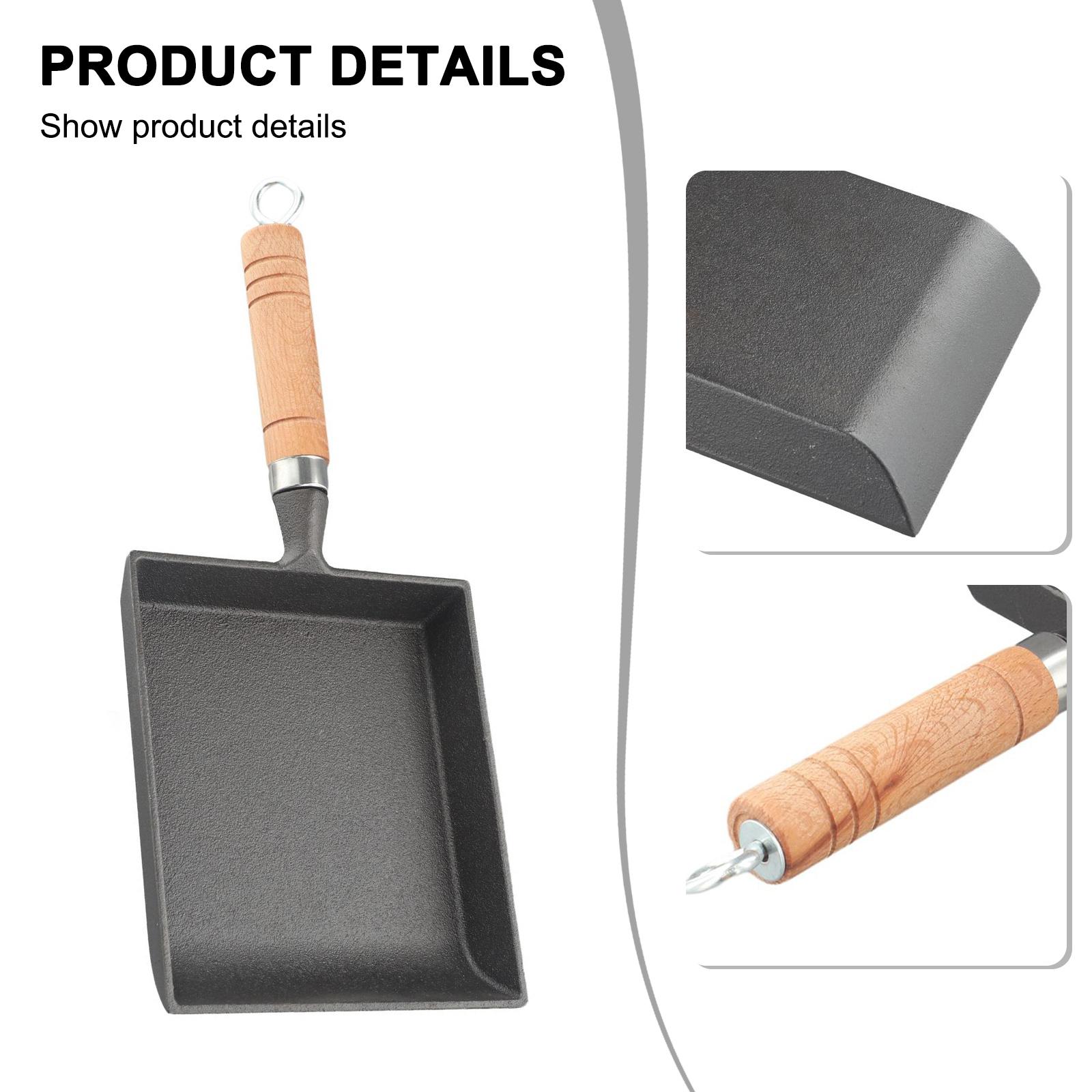 

Japanese Cast Iron For Egg Frying Pan for Tamagoyaki Non Coating Finish Designed for Easy Flipping of Omelets and Pancakes China Mainland