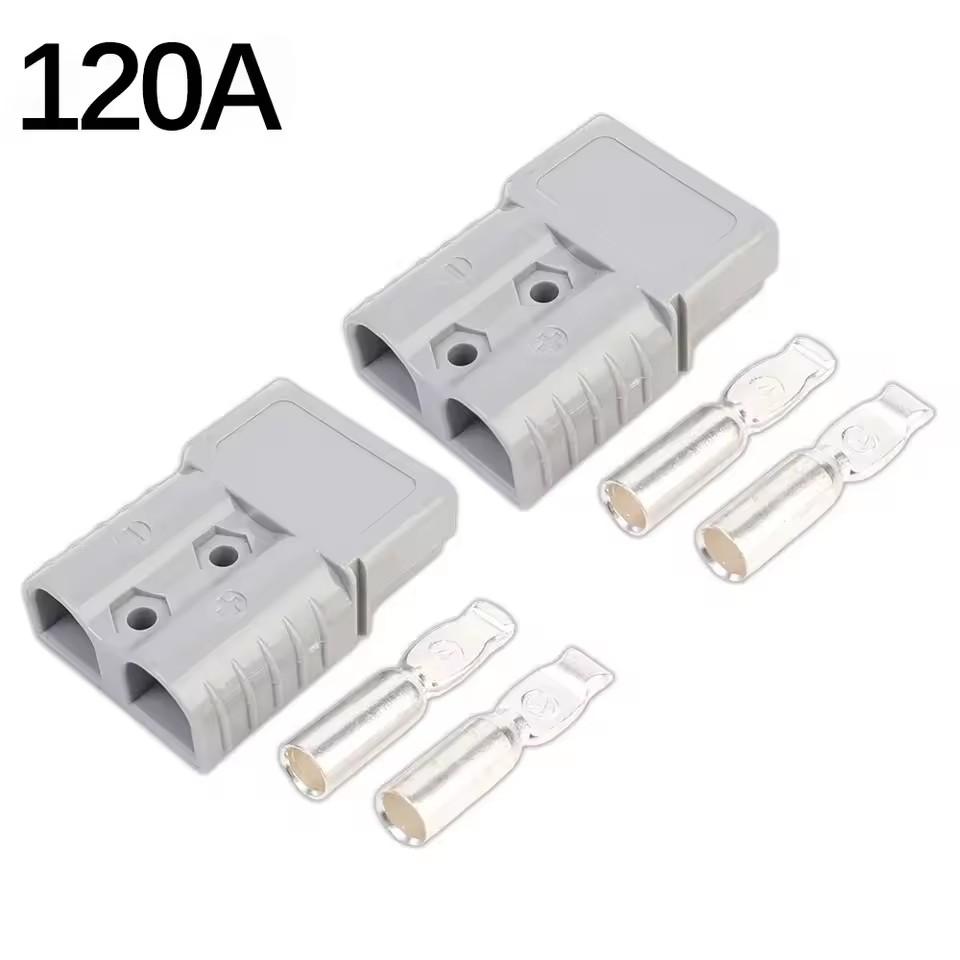 Forklift Battery Connector Plug 50A 120A 175A Quick Connect Disconnect Wire Harness Cable for Winch Trailer Trolling Motor Car