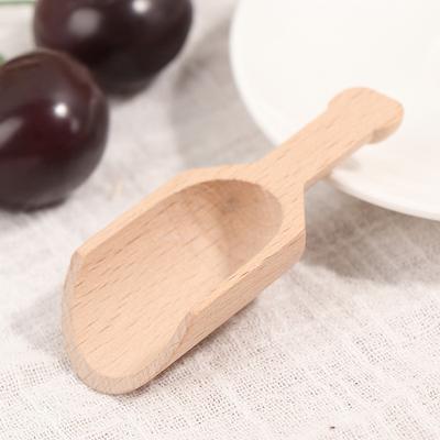 5 ks 8 cm dřevěné naběračky kuchyňské náčiní na sůl Lžíce na cukrovou mouku Lžíce naběračky