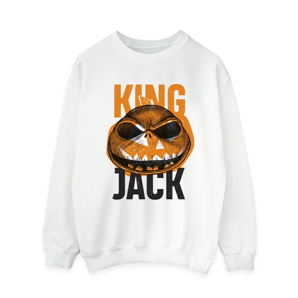 Disney Womens/Ladies The Nightmare Before Christmas King Jack Sweatshirt