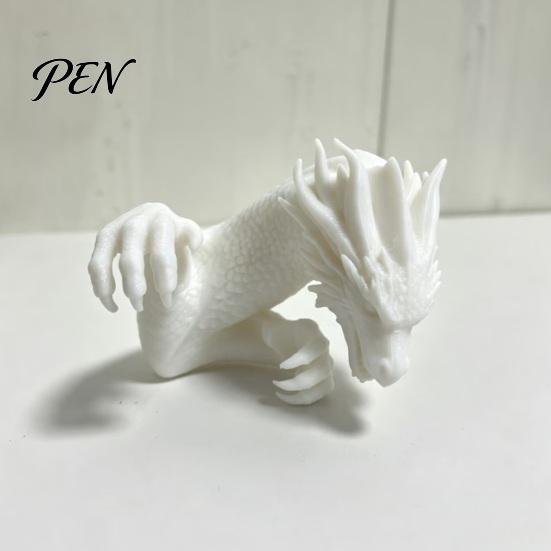 Desktop Collectible Gift 3D Printed Dragon Monitor Decor, Decorative Ornament for PC Gaming Desk Case Setup, Creative Screen Edge Figurine Computer