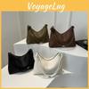 Elegant Pu Fabric Woven Texture Single Shoulder Bag Versatile Daily Crossbody Purse