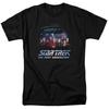 Star Trek Space Group T-shirt Licensed SciFi TV Classic Adult Tee New Black