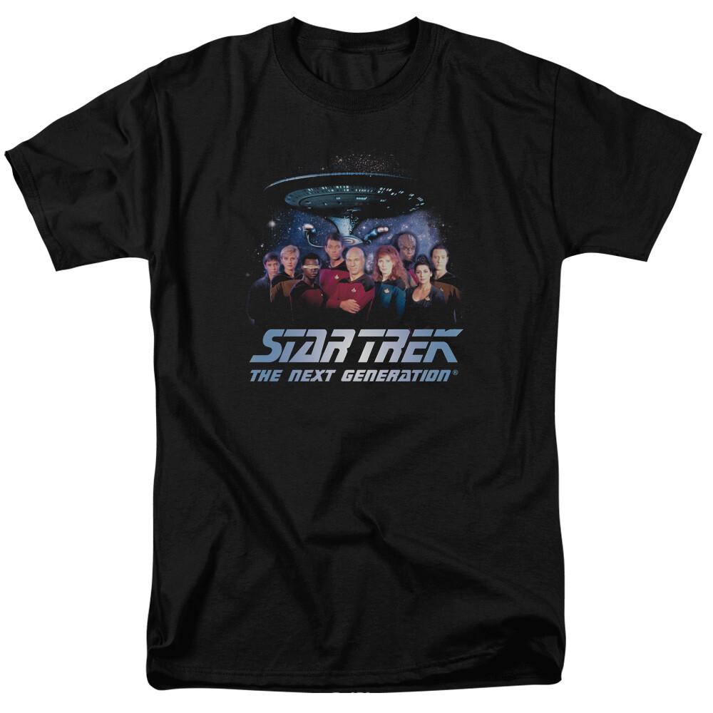 26 Star Trek Space Group T Shirt Licensed Sci-Fi TV Classic Adult Tee New Black Unisex T-Shirt XXXL