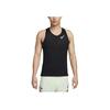 Nike Dri-FIT ADV Solid Breathable Round Neck Sports Tank Men Tops Black FN4232-010