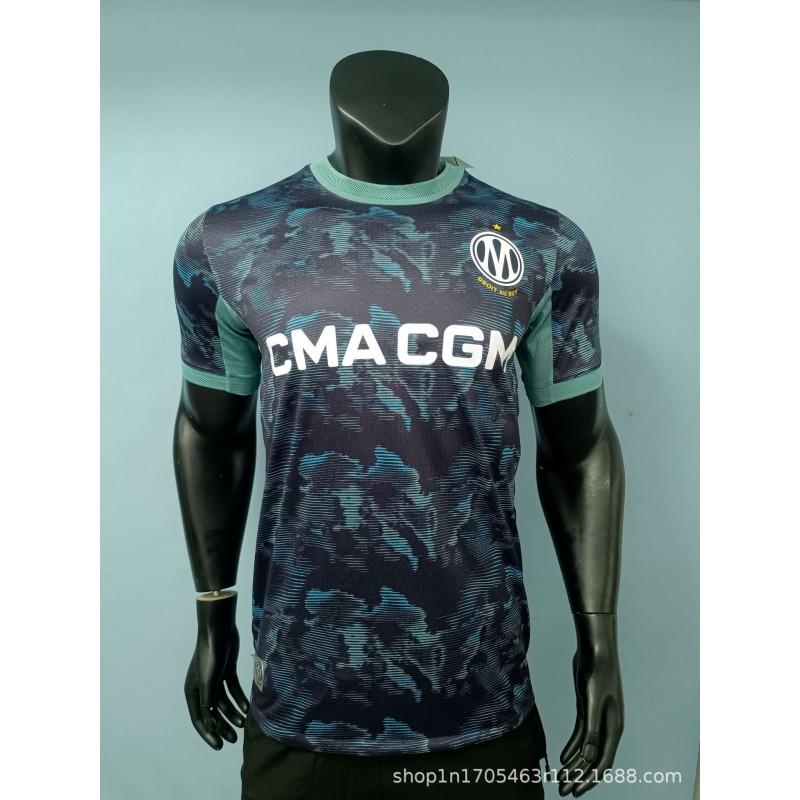 2026 Paris Marseille Lyon Soccer Jersey Short Sleeve Breathable Quick Dry Training Match Player Version Men Sports Team Uniform