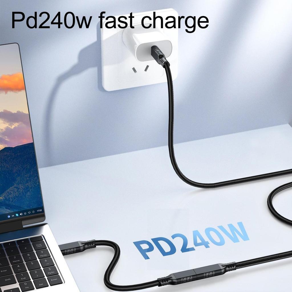 Type-C Male To Female Extension Cable USB3.2 Gen2 20Gbps High Speed Data Cord Support 8K Screen Cast OTG Adapter For Laptop Phone Docking Station