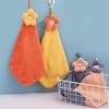 Wipe Towel Comfortable Super Absorbent Coral Fleece 3D Flower Shape Kitchen Bathroom