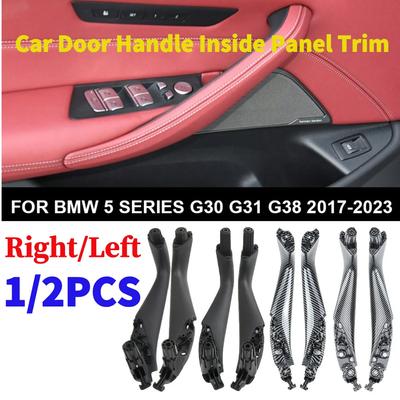 Pour BMW Série 5 G30 G31 G38 17-23 Poignée de Porte de Voiture Garniture de Panneau Intérieur Gauche Droite Poignée de Tirage de Porte de Voiture Poignée de Maintien de Porte de Voiture 51417438523