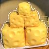 Squishy Square Cheese Squeeze Toy Soft Decompressing Pinching Cheese Sticky Slow Rebound Toy Christmas gift