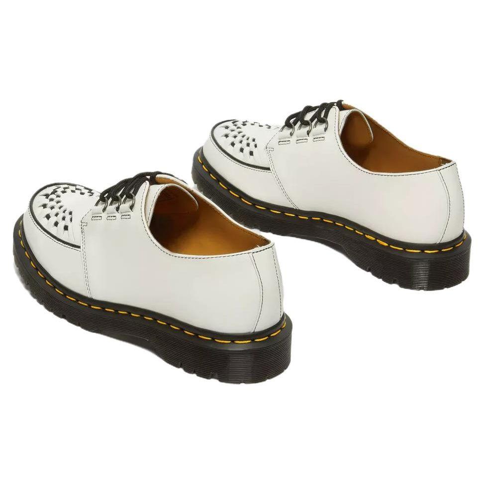 Dr. Martens Leather Fashion Comfortable Minimalist Low-Top Casual Shoes Unisex Casual Shoes White 31499100