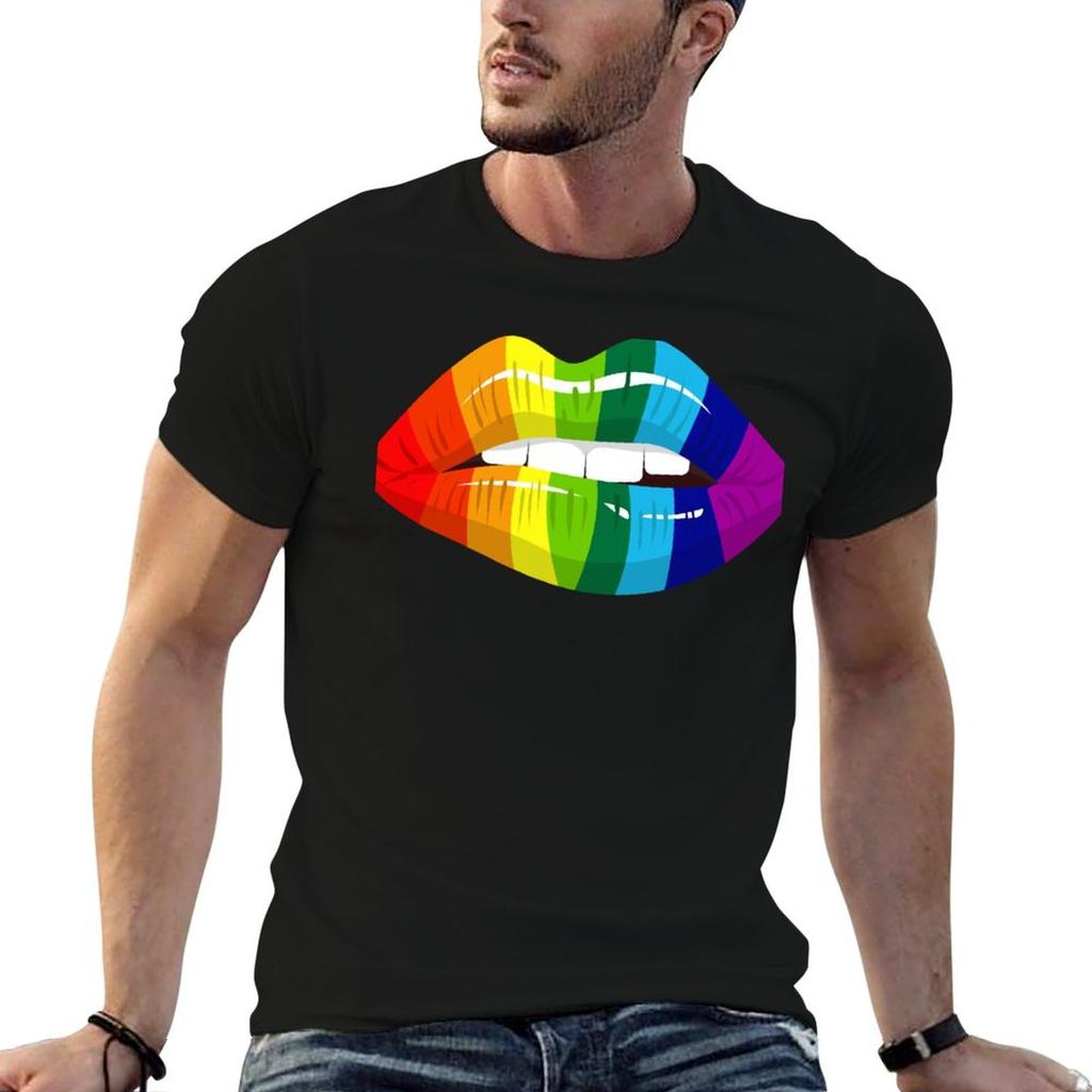 LGBT Rainbow Lesbian Gay Trans Bisexual Gift Idea T-Shirt man t shirts cotton T-Shirt