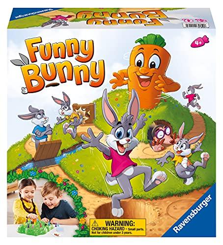 Ravensburger Funny Bunny Brettspiel 21558 4, Ab 4 Jahren [Tischspiel, Lernspiel, Geschenk (Geburtstag/Weihnachten)]