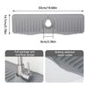 2024 New Kitchen Sink Faucet Mat, Silicone Drainage Mat Sink Tray, Sink Protector Kitchen Bathroom Sink Faucet Mat Protector