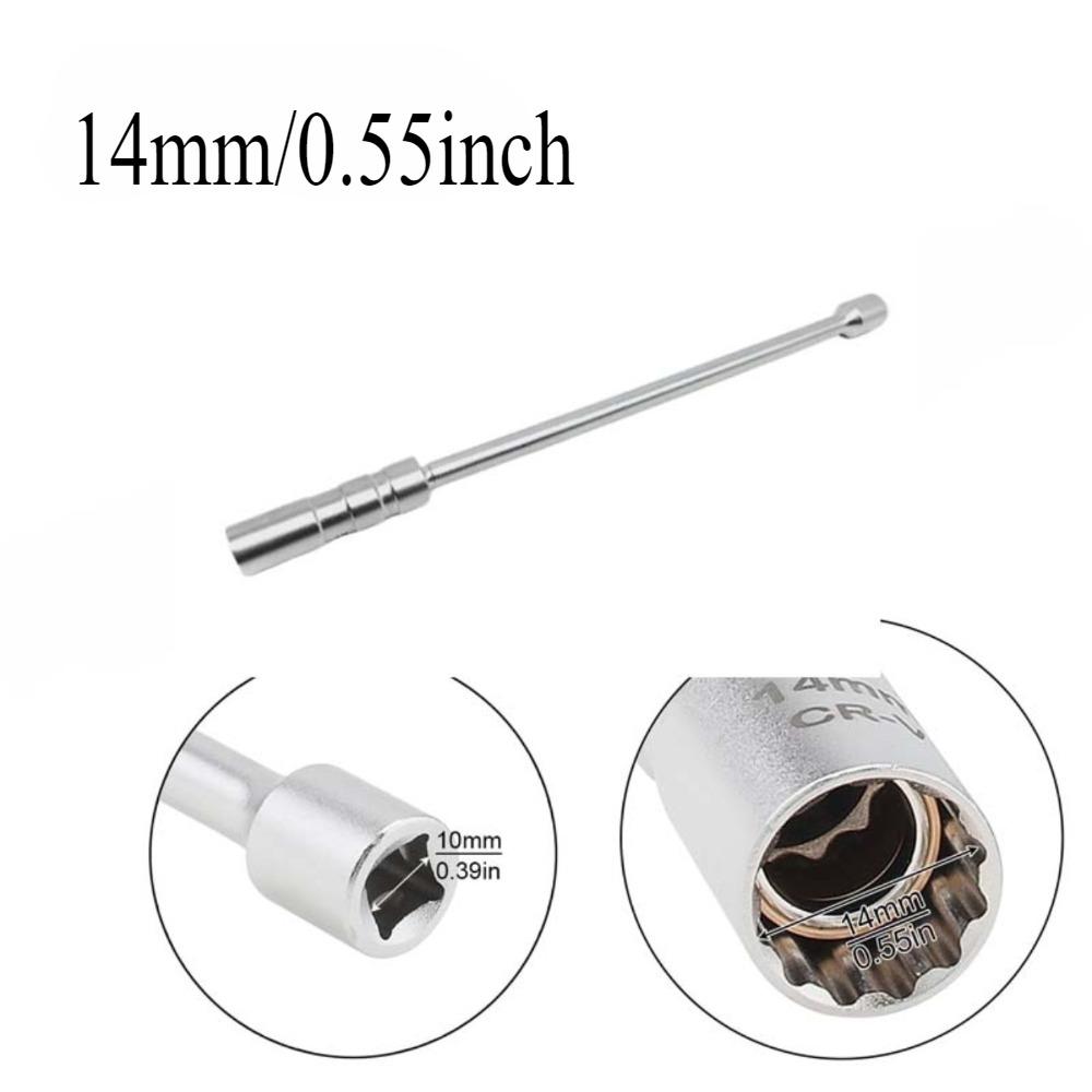 

Ключ-головка для свечей зажигания Магнитный инструмент Трещотка Поворотный Длинный удлинитель Установить Заменить Ремонтный комплект Момент затяжки Снять Зазор 14мм 16мм Авто Автомобиль