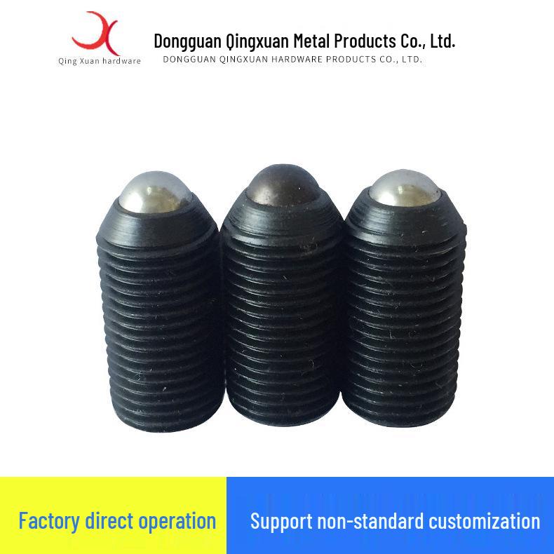 Stainless Steel Threaded Ball Plunger Connectors with Internal Hexagon Ball Bearing Screws