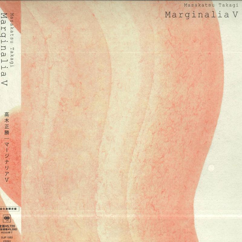 

LP Record MASAKATSU TAKAGI Marginalia V Limited Edition SIJP1083 SONY MUSIC 2022 Japan Obi Japanese Club Dance