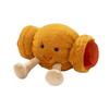 Adorable Plush Toast Bread Toy Small Cute Doll Croissant Baguette Pretzel Hanging Ornament Soft Short Plush
