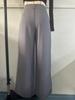 European & American Women's High-Waist Straight-Leg Business Casual Pants - Solid Color Draped Style (2026)