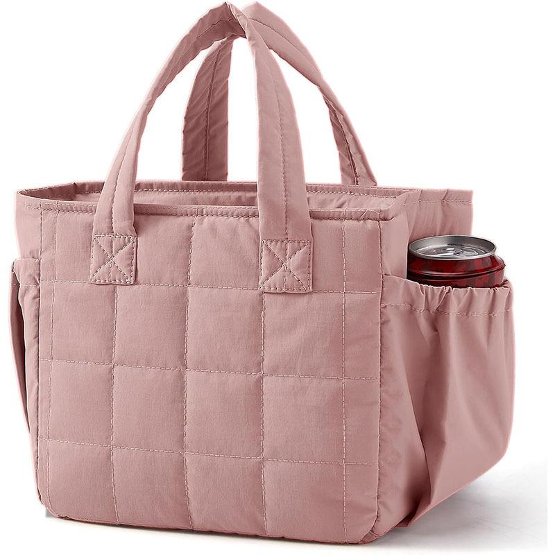 Female Hand Carrying Dirt Resistant Camping Picnic Bag For Outdoor Travel Storage