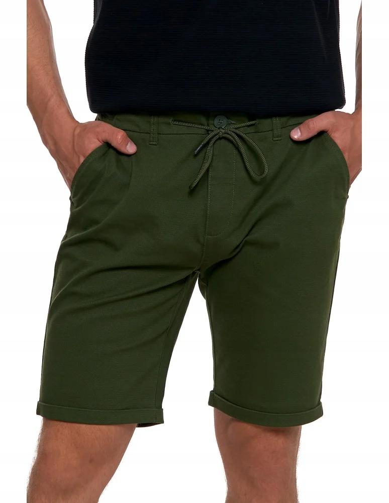 Men's Shorts with Pockets, Elastic Waistband with Drawstring, MORAJ 3XL KHAKI