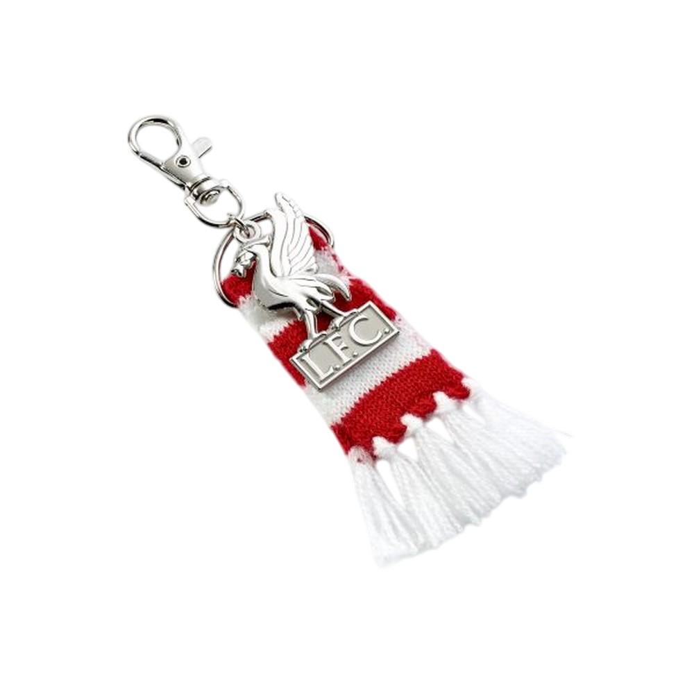 Liverpool FC Stripe Crest Keyring