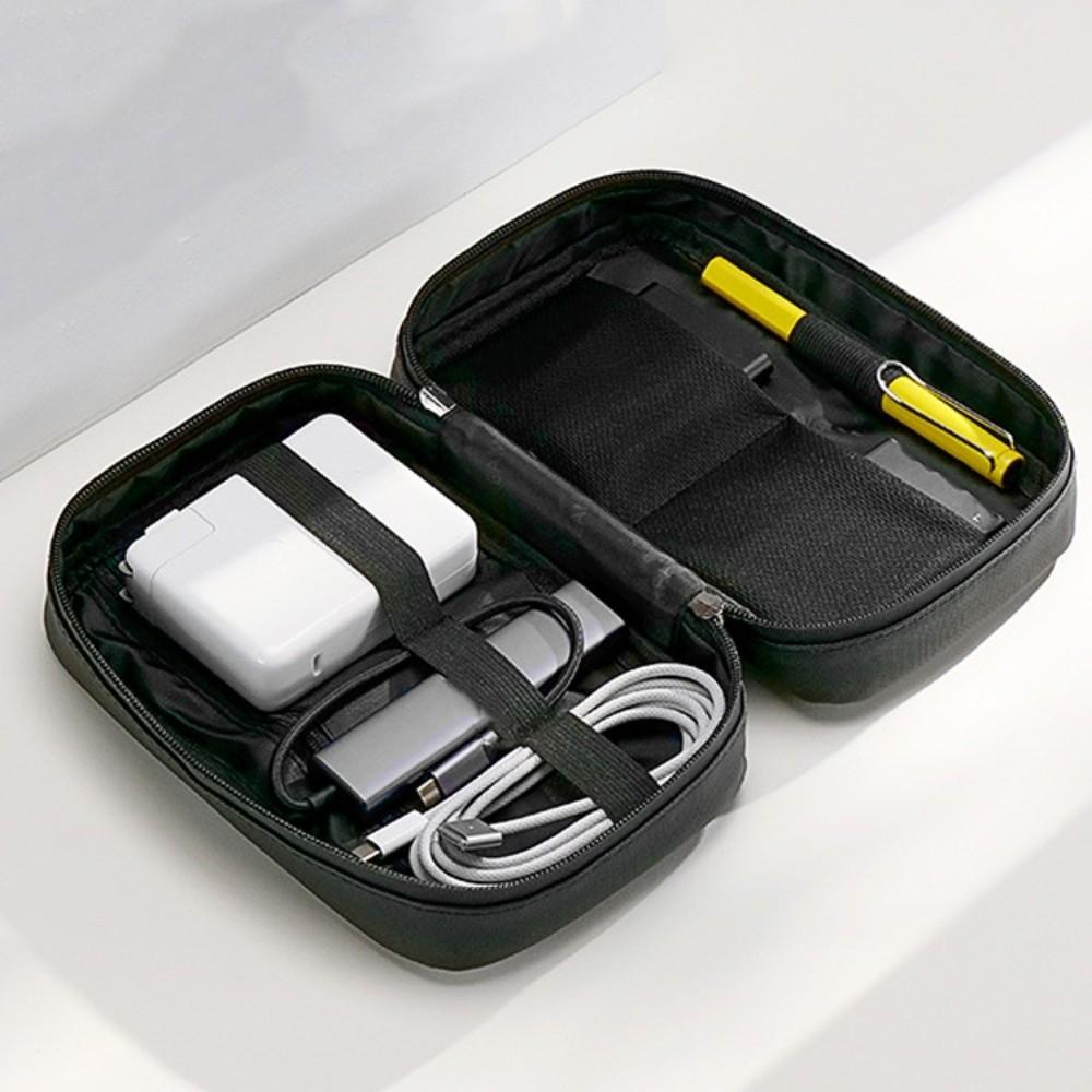 PU Digital Product Storage Bag Multi-Function Pouch Electronic Gadget Bag  Outdoor Travel