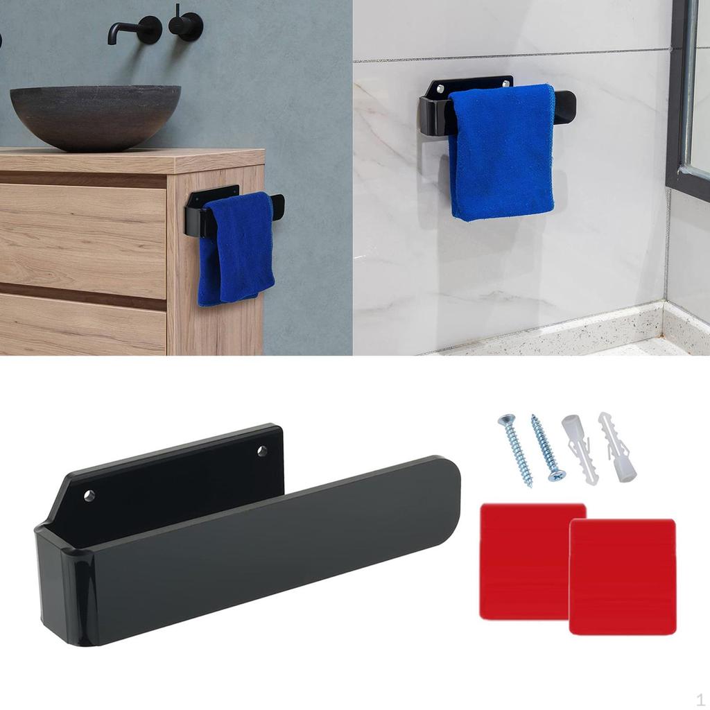 Bathroom Towel Mounted Acrylic Shelf for Kitchen Hotel